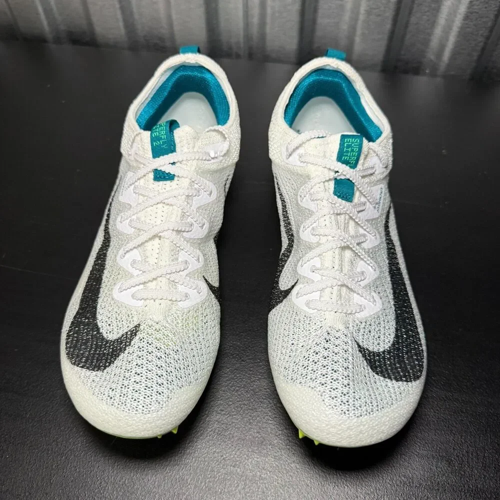 Nike Zoom Superfly Elite 2 Atomknit Sprint Spikes White FZ9662-100 Men's Size 11